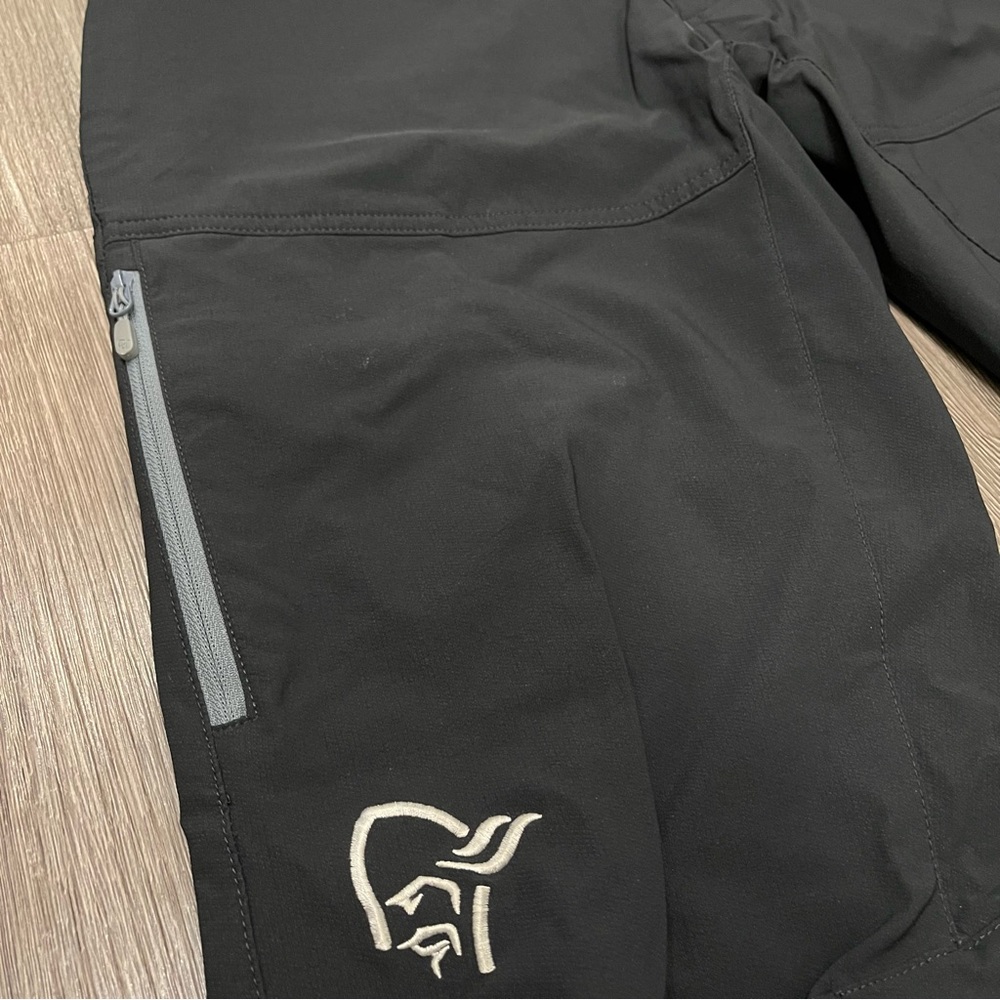 Norrona Men’s Falketind Flex1 Mountaineering Hiking Pants - Black Large - Picture 3 of 5